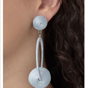 Sliver Earrings with ball